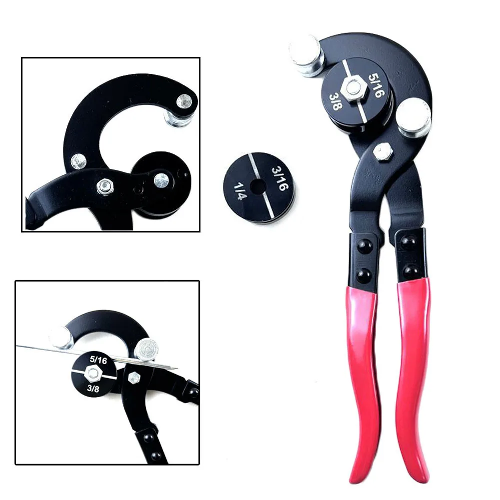 323x140mm Manual Pipe Bender Brake Pipe Bender Air Conditioning Maintenance Brake Maintenance Tool Double Gauge Press Wheel
