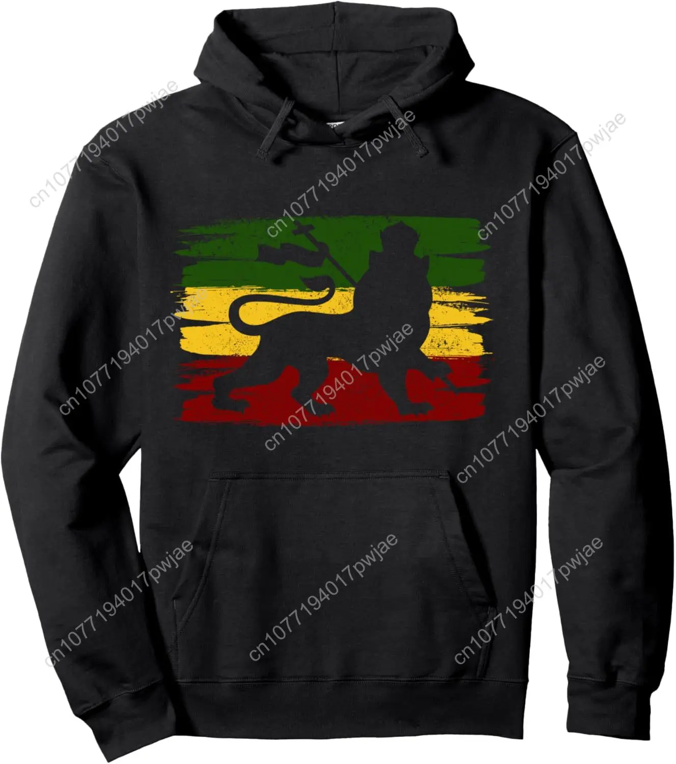Rastafari Jamaïque Reggae Musique Rasta Lion De Juda Pull à capuche