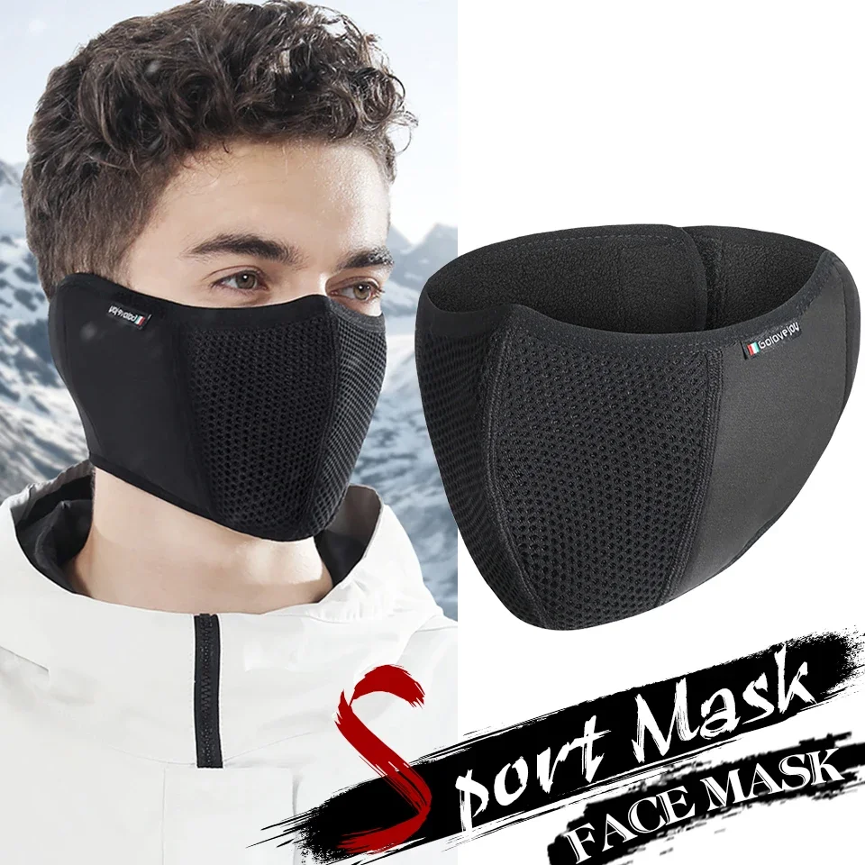 

Winter Warm Fleece Mask Windproof Cycling Facemask Men Women Anti Dust Balaclava Reusable Mask Outdoor Sports Thermal Headwear