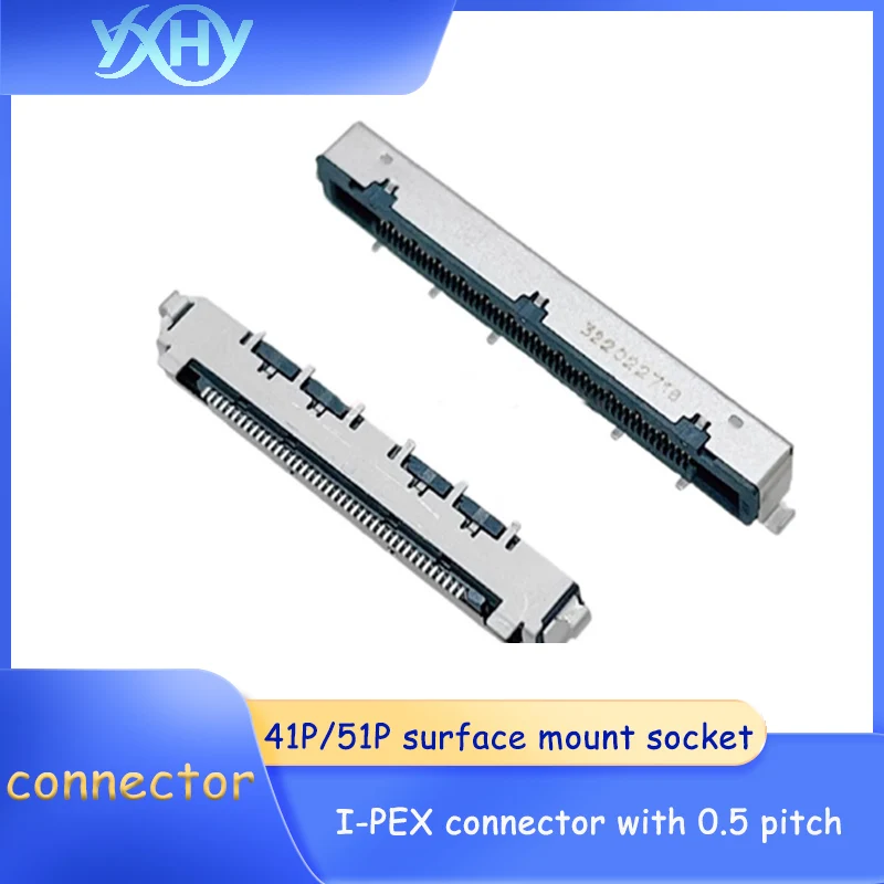

2PCS Connector 41P/51P surface mount terminal 4K LCD screen interface I-PEX connector with 0.5 pitch spacing