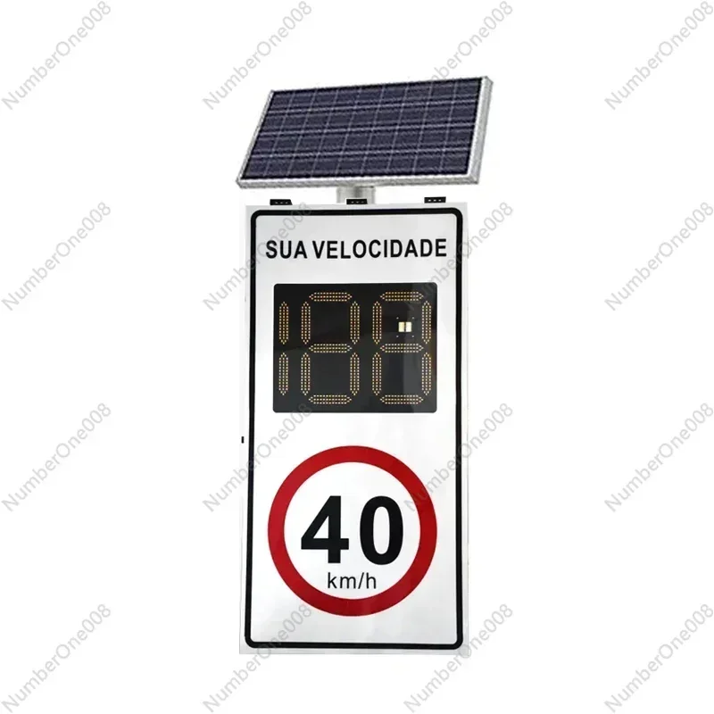 Hot Sale Rader Speed Detector Signs Solar Powered Radar Speed Limit Sign Led Speed Radar Signs