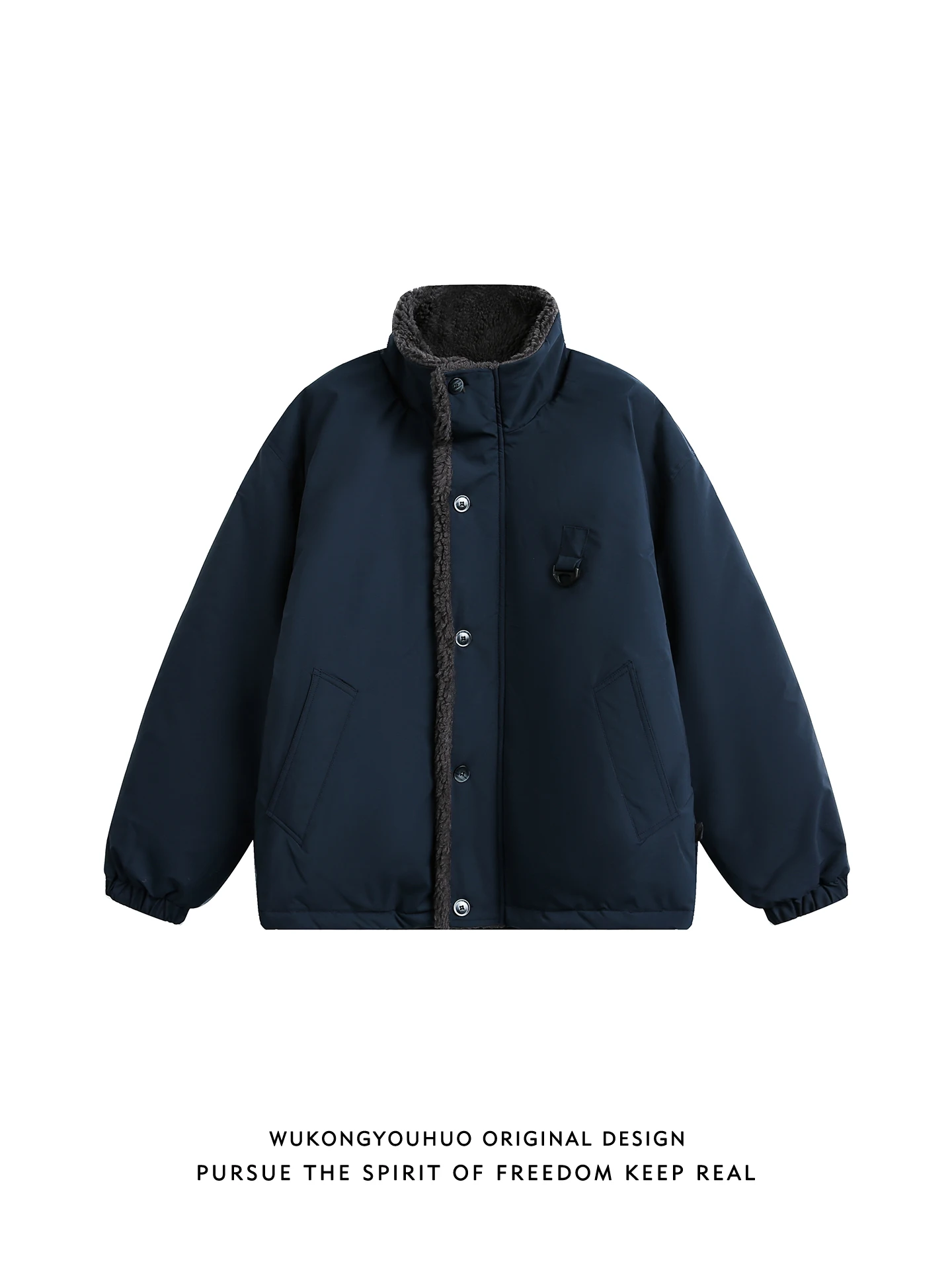 

Теплая мужская куртка из вельвета и хлопка, модная, американского бренда, для пар, с воротником-стойкой