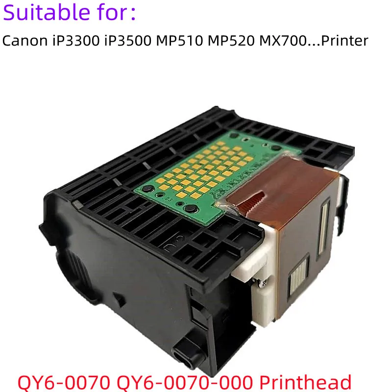 Cabezal de impresión QY6-0070, boquillas para Canon iP3300, iP3500, MP510, MP520, MX700