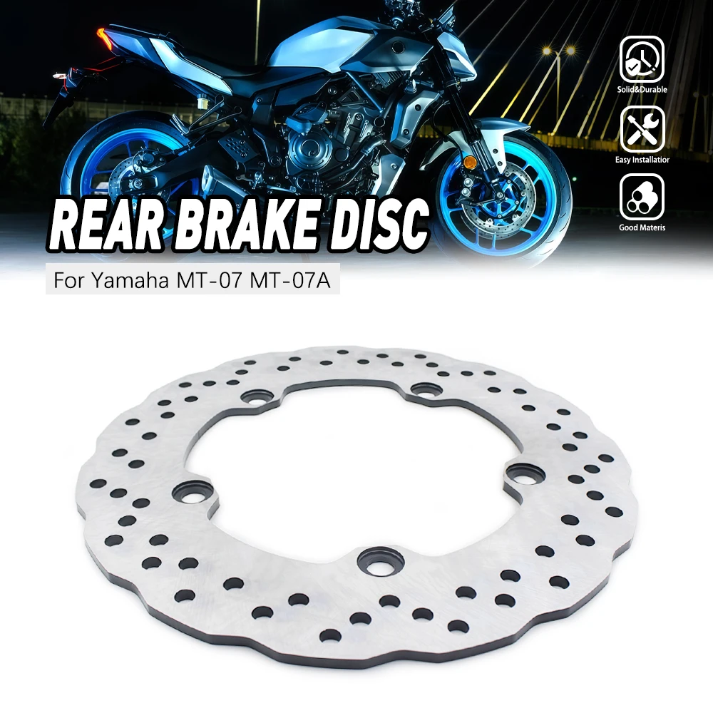 

Rear Disc Brake Rotor Disk Steel For Yamaha Tracer 700 MTT 690 Tracer 900 2015-2021 XSR 700 XSR900 2016-2021 XT700 Z Tenere 18+