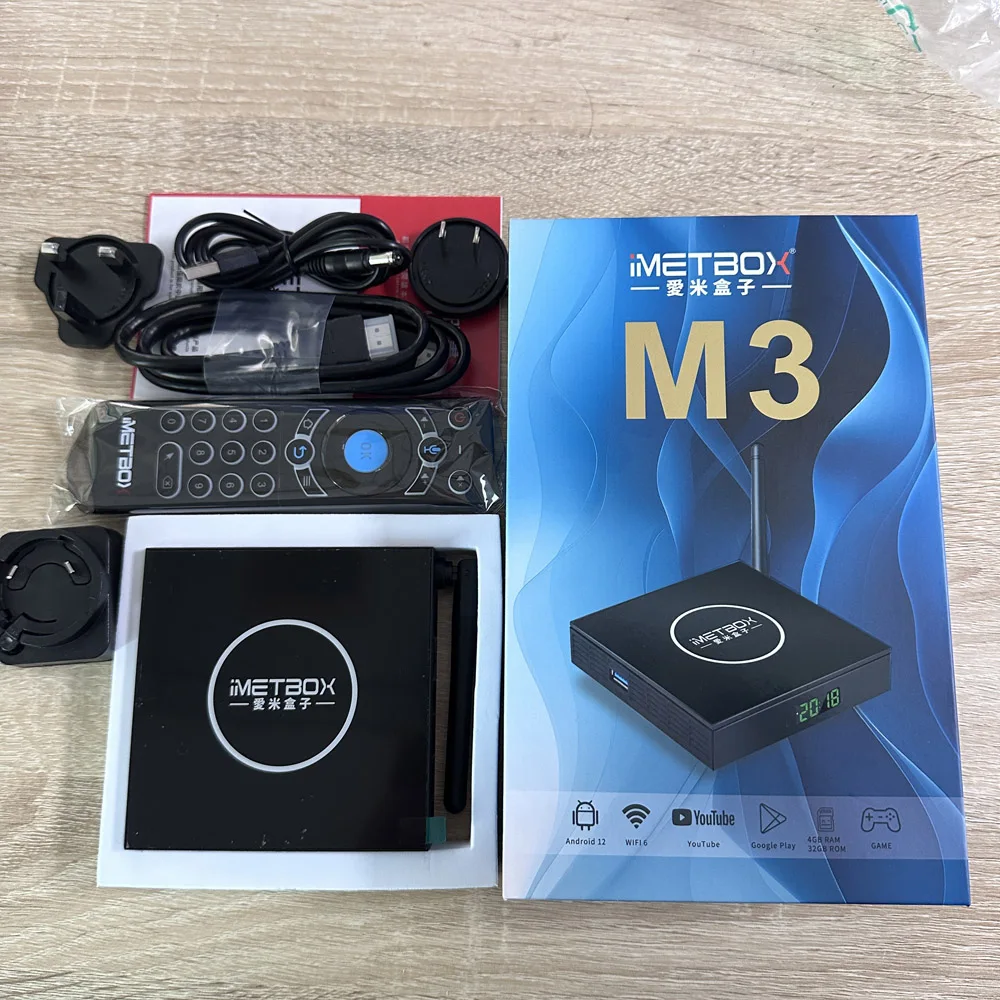 IMETBOX M3 TV Box 4G+32GB With Vioce Control Wifi 6 8k HD Smart TV Box Hot in Korea Singapore Japan USA Ca hk Svi Android 12