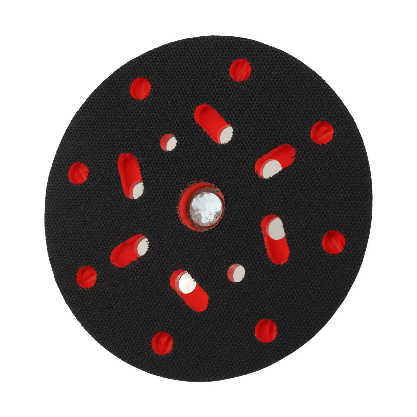 

6 Inch 150mm 17 Hole Sanding Pad For Random Orbital Sander, Hook And Loop- Backing Plate, 5/16-24 Thread, High Speed 12000 RPM