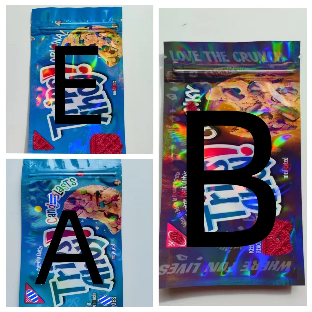 

50/100X Polyester Film Candy Biscuit Storage Bag Reusable Packaging Bag Collection Bag