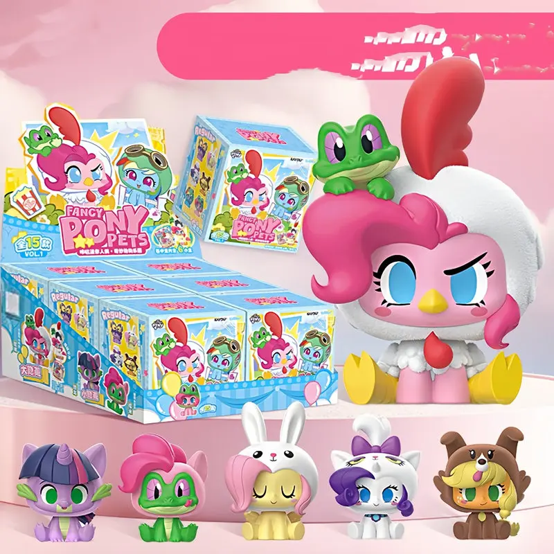 Kayou My Little Pony Engel ‌ Rarity Gummy Rainbow Dash Tank Fancy Pony Serie Anime-Figur Bausatz Spielzeug Überraschungsbox Geburtstagsgeschenk – Detail 12