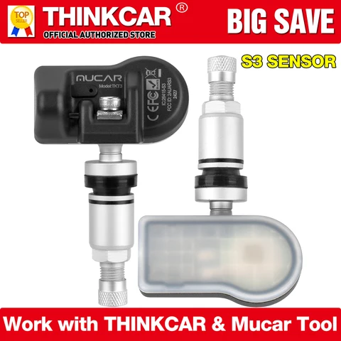 THINKCAR THINKTPMS S3 315/433 МГц автомобильный датчик давления в шинах TPMS работает с Thinkcar/Mucar VENUL I-PRO tpms инструмент