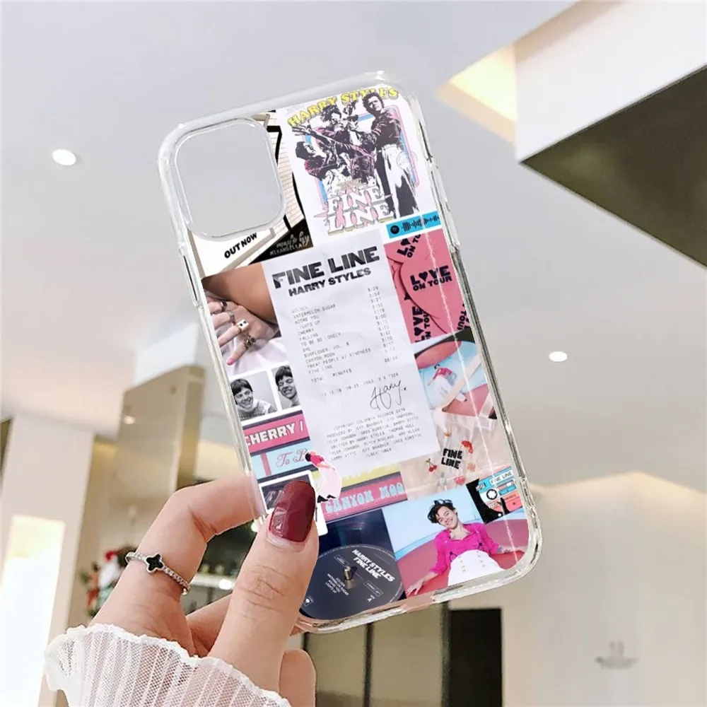 H-HaRRy S-styles  Phone Case For Iphone 15 11 13 14 Pro Max 7 8 Plus X Xr Xs Max Se2020 12mini Transparent Cover