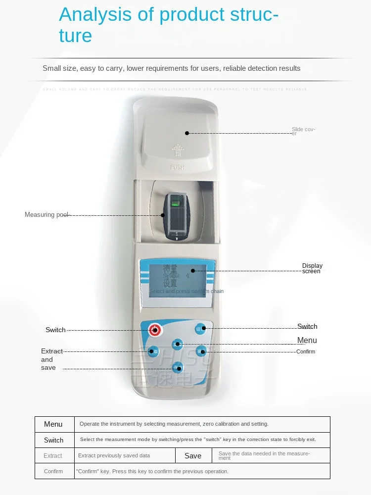 

AD-83T Desktop Ammoni a Meter Water Quality Ammonia Nitrogen Multifunctional Tester Water Plant Cesspool Ammonia Nitrogen