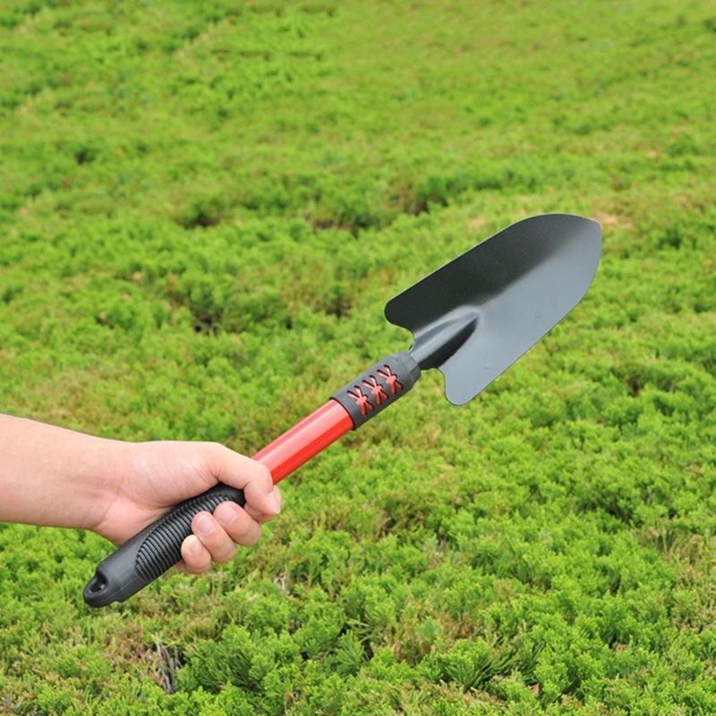 DONG Garden Tool Heavy Hand Trowel Hand Rake with Soft Rubberized Ergonomic