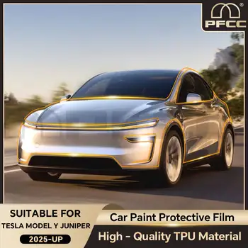Pro Tesla Model Y Juniper 2025 2026 ochranná fólie na lak, samoopravitelný podprsenka PPF samolepka na tělo, příslušenství, odolné proti poškrábání 10 nejlepší prodej Příslušenství Tesly - №7