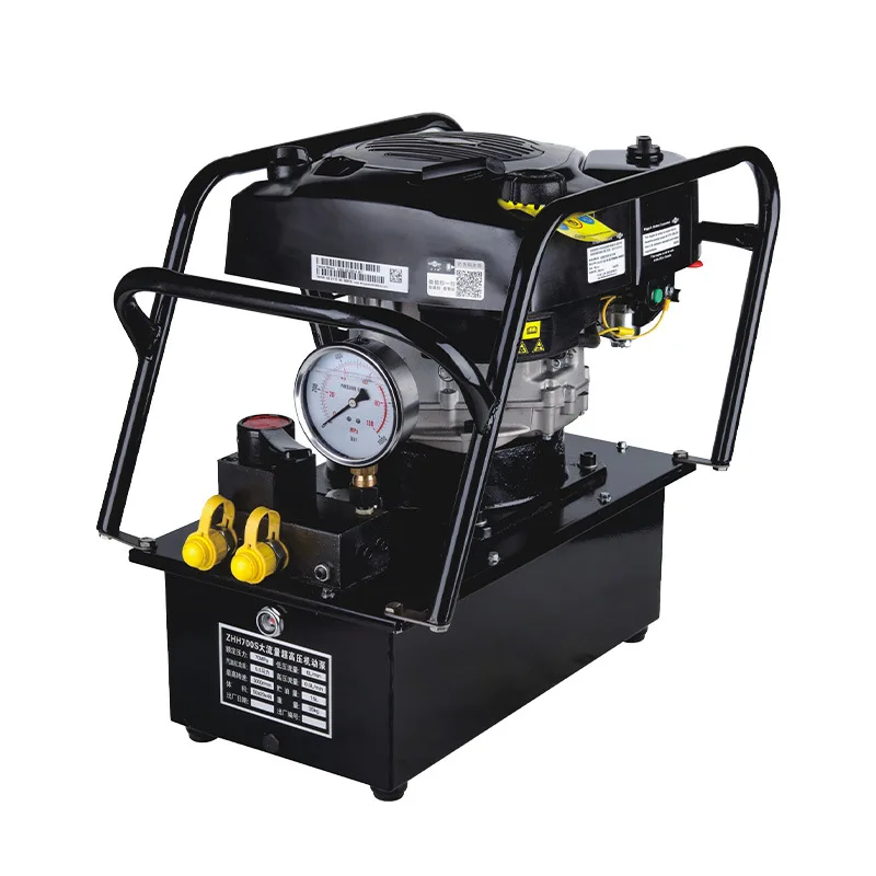 

Juhu hydraulic gasoline engine pump ZHH-700S double circuit electric hydraulic pump 5.5 horsepower motor pump