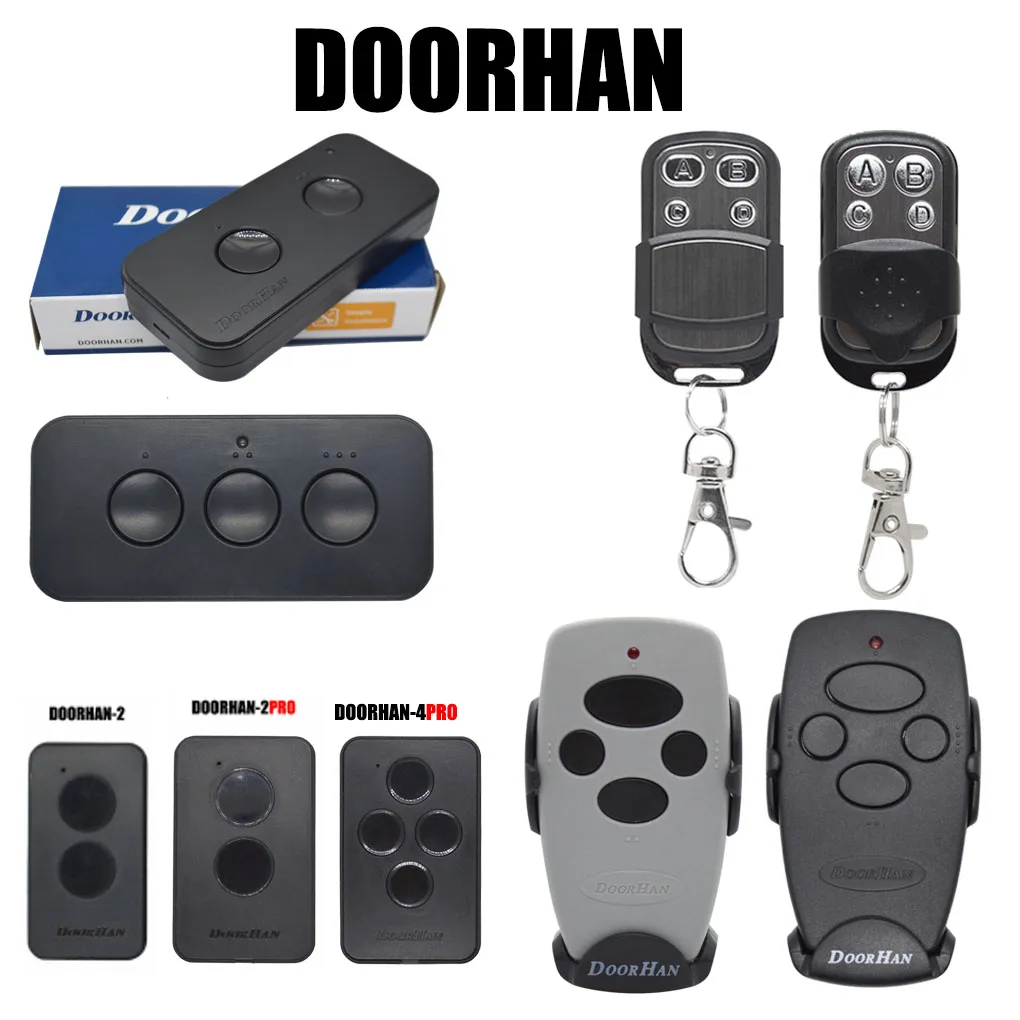 10PCS DOORHAN ชิปเครื่องส่งสัญญาณ-433MHz Rolling รหัส 4 โรงรถประตูรีโมทคอนโทรล 2-4-2PRO Rolling Gate Controller