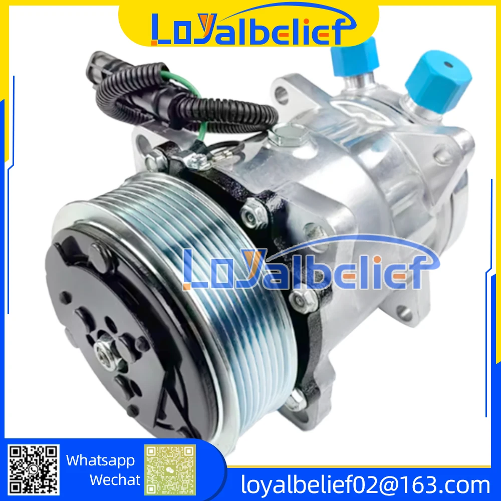 NEW 7H15 Auto AC  Compressor For Man truck TGA TGX TGS 51779707028 81619066012 51779709028 8FK351135-141 TSP0155813