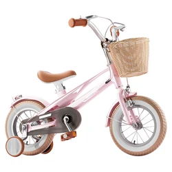 Kids' Bike ZT-515E Light Magnesium Alloy Frame 12/14/16 inches, Pink/Green Children's Bicycle, Boys and Girls 3-10 years old
