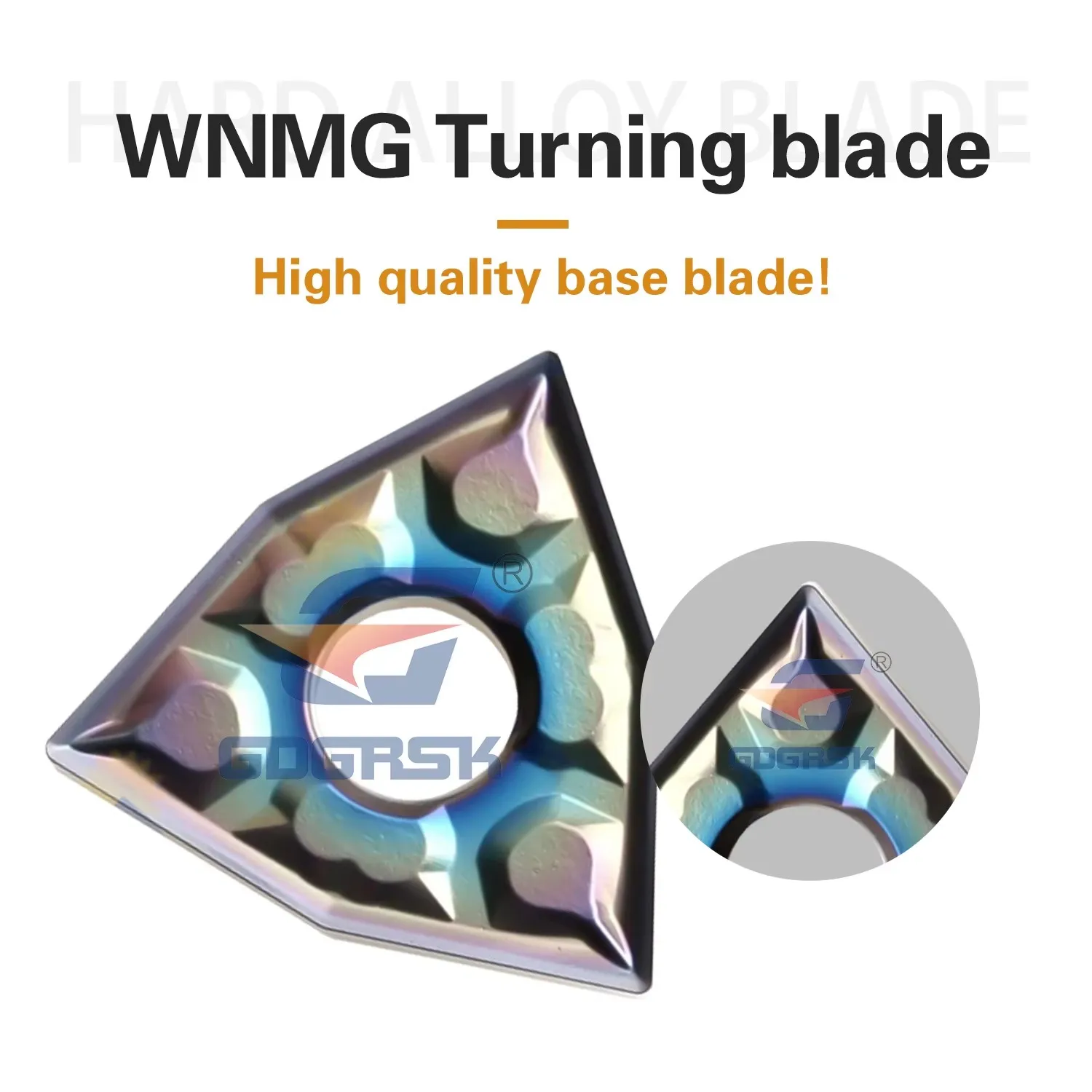 10 шт. WNMG080408/080404/080412-MA/TF/MS/MM TF618 TF918 Токарные пластины для наружной круговой обработки на станках с ЧПУ для закаленной стали