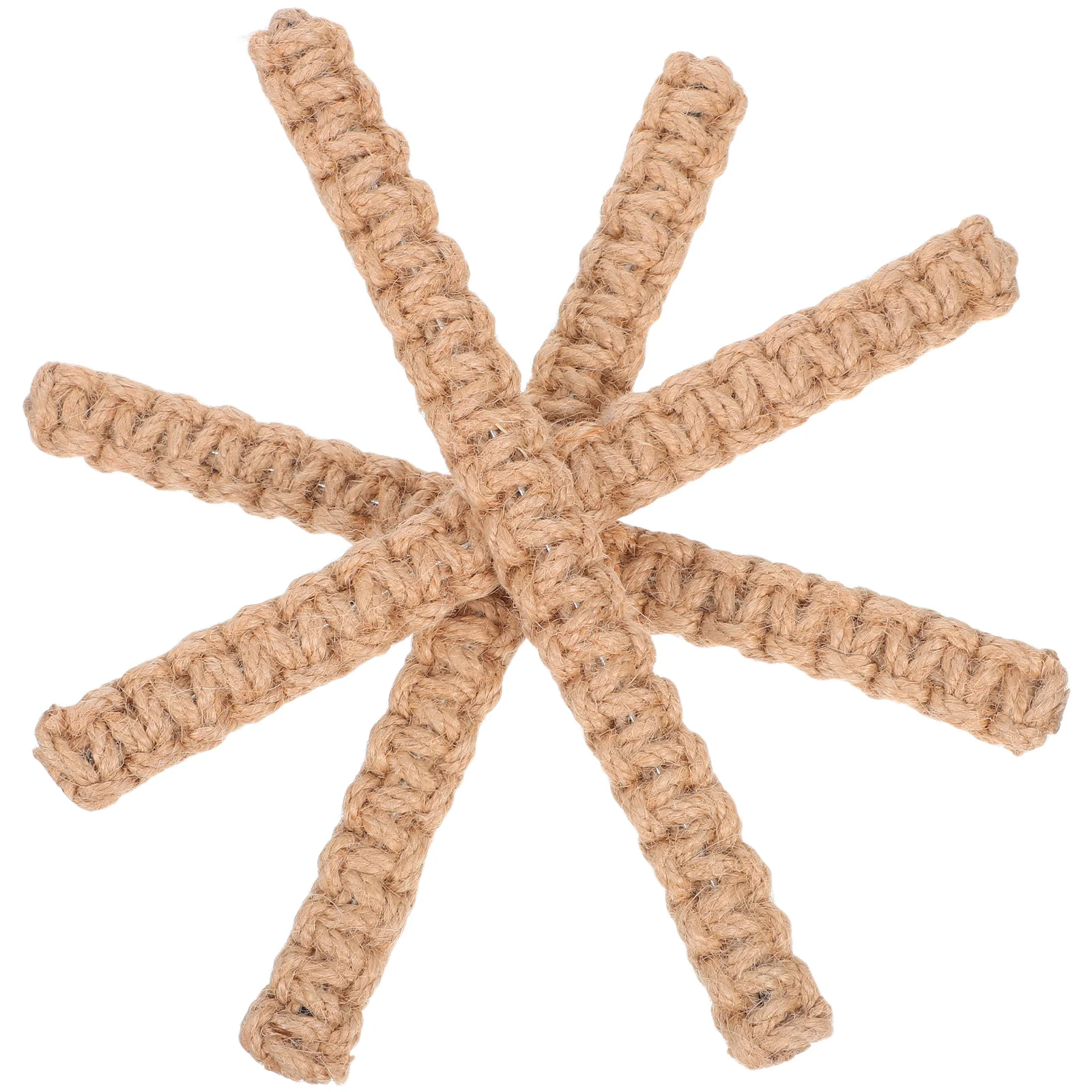 

4Pcs Jute Curtain Tiebacks Hand-Woven Braided Rope Tie Backs for Curtains Boho Style Rustic Farmhouse Decor Holdbacks