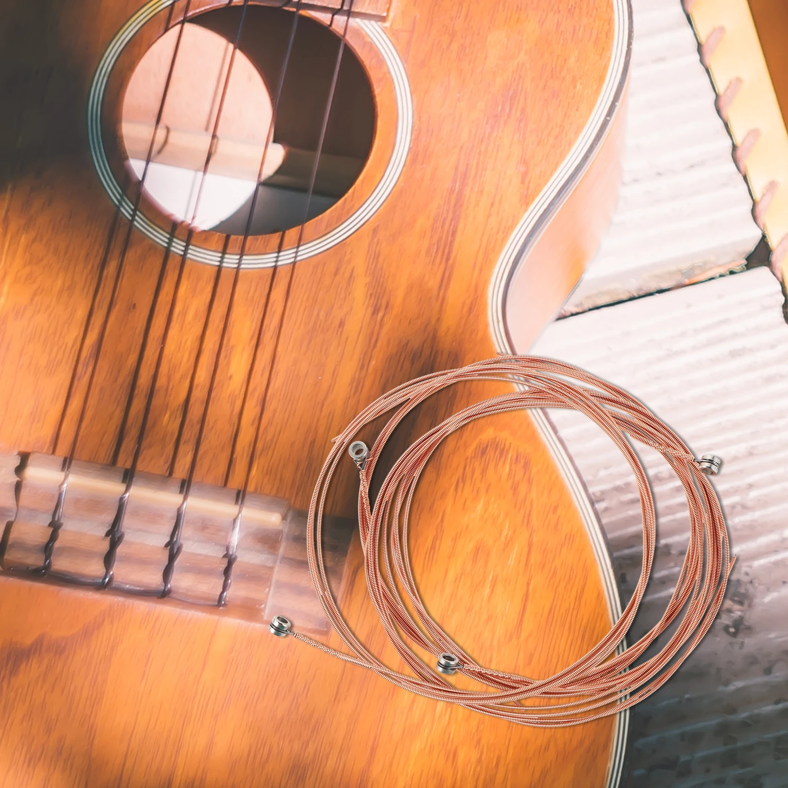 

12 Pcs Guitar String Accessories Acoustic Parts Play Instrument Replacements Kit Suite