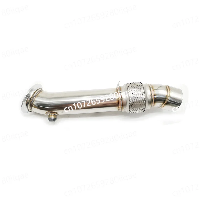 Suitable for BM * W N55 535i 640i 740Li F01 stainless steel automobile exhaust pipe 1.5mm 3 inch