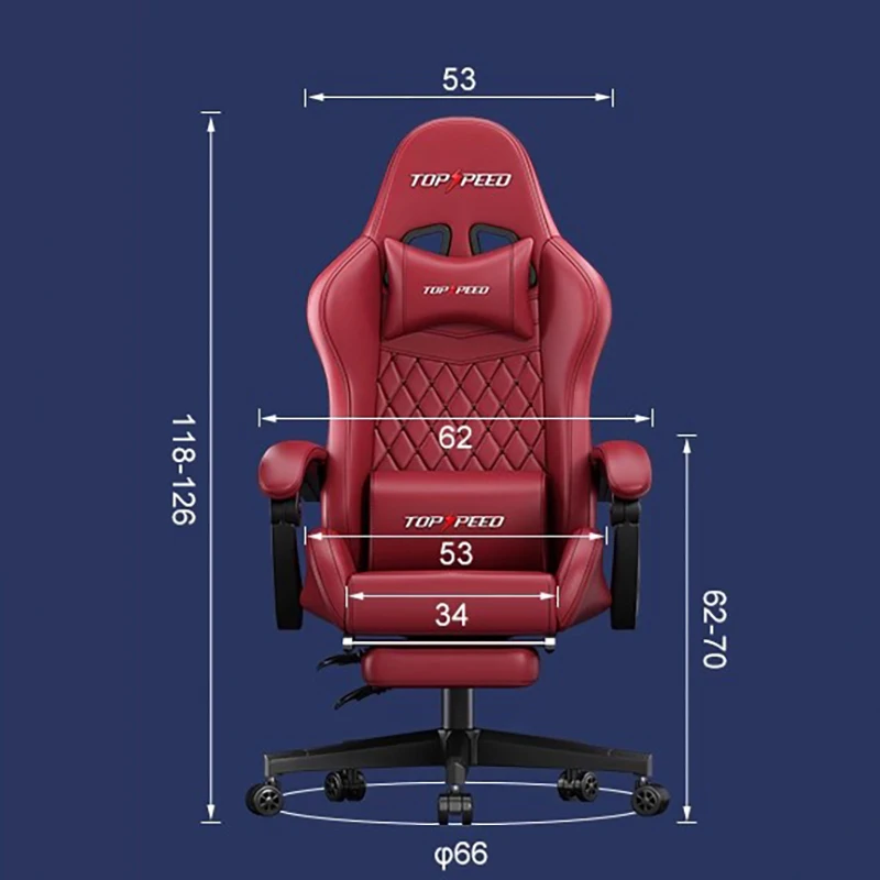 Luxury Black Office Chair Minimalist ﻿pillow Stylish Ergonomic Gaming Chair Comfy High Back Oyuncu Koltuğu Office Furniture