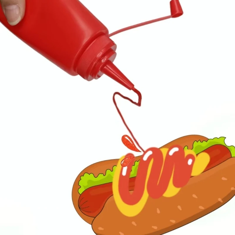 Garrafa ketchup truque novidade com função esguicho seguro para celebração evento 15UB