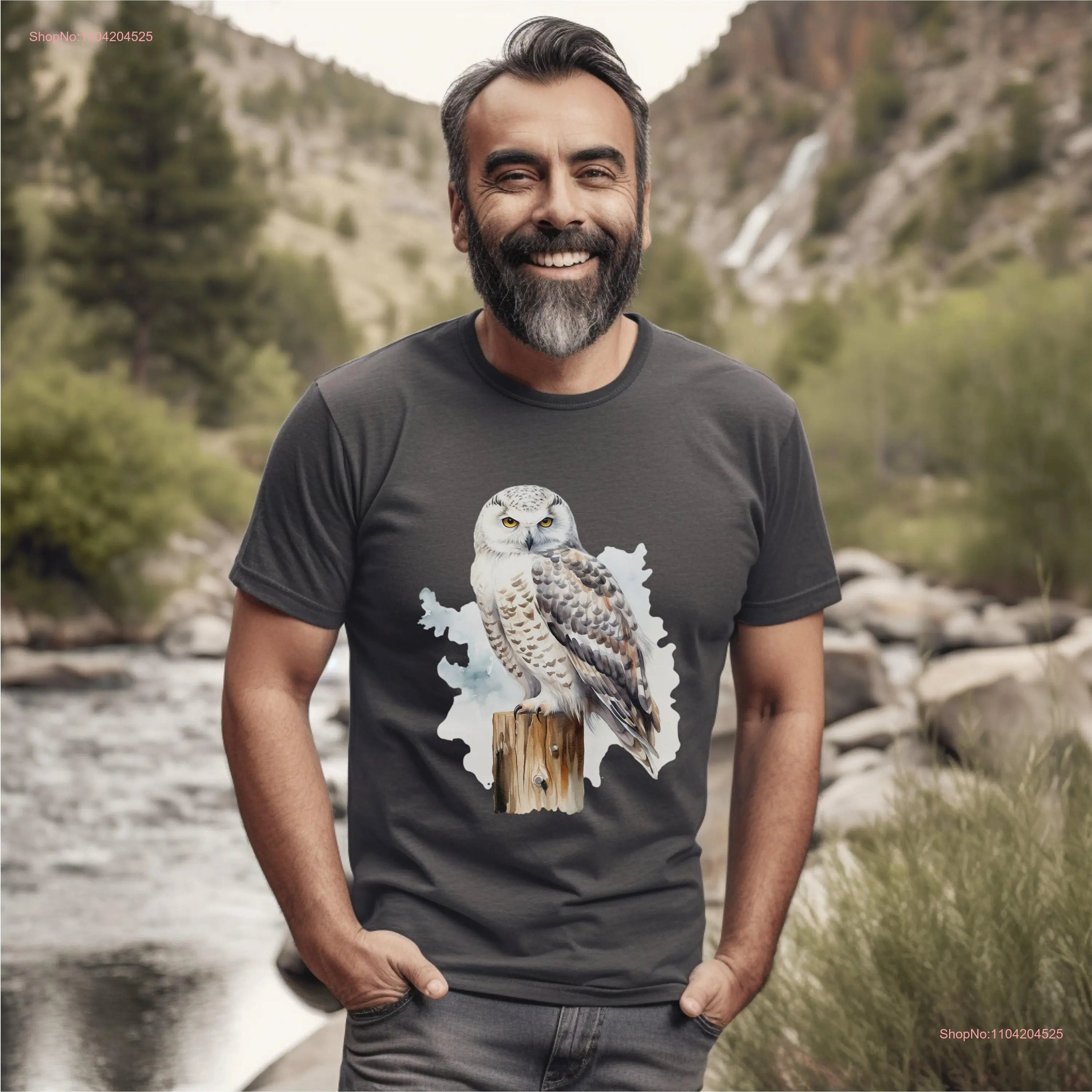 Snowy Owl t shirt The is a favorite sight for birders and wildlife photographers share your love of this unique avian