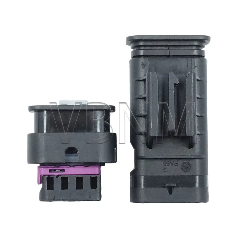 4 Pin 4f0973704 4f0 973 704 1-1718656-1 1718657-1 AC Assembly Automobile Wiring Socket Car Accessories - 4