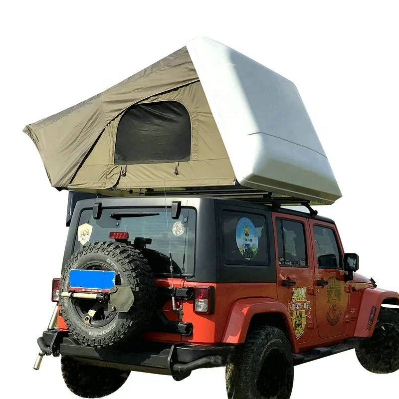 Camping roof tent waterproof ABS hard shell roof tent off-road