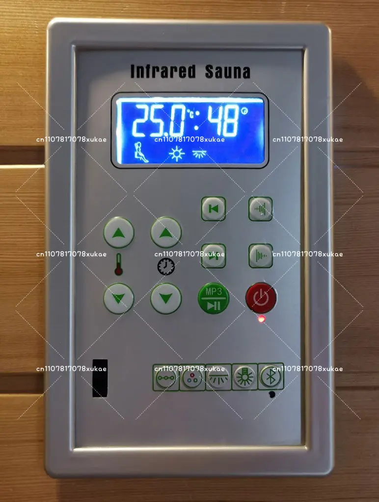 LCD Sauna Room Thermostat Sweat Room Wellness Energy Chamber Controller High-Power 100~240V Plug-in Type