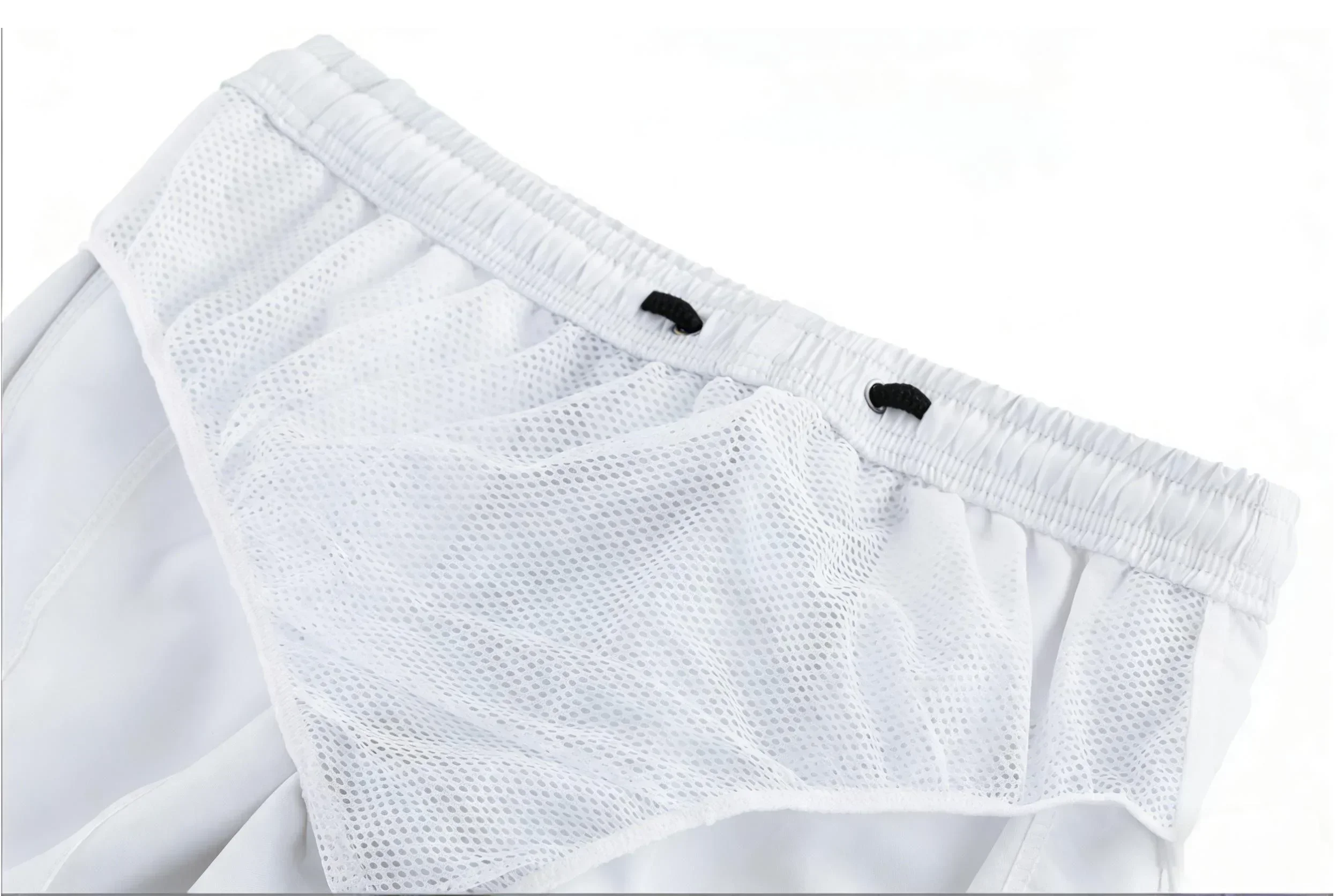 Herren-Badeshorts mit Kordelzug und Netzfutter, elastischem Bund, atmungsaktiv, weich, lässig, Alltags-Streetwear – Detail 8