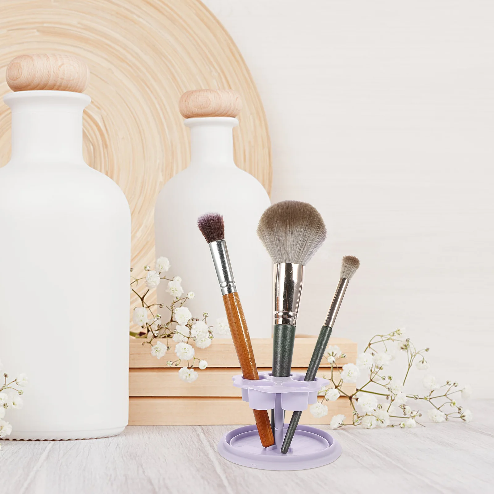 

1Set Makeup Brush Cleaning Kit Silicone Scrubbing Pad Makeup Tool Cleaner for Eyeliner Eyeshadow Brow Brushes Efficient Cleaning