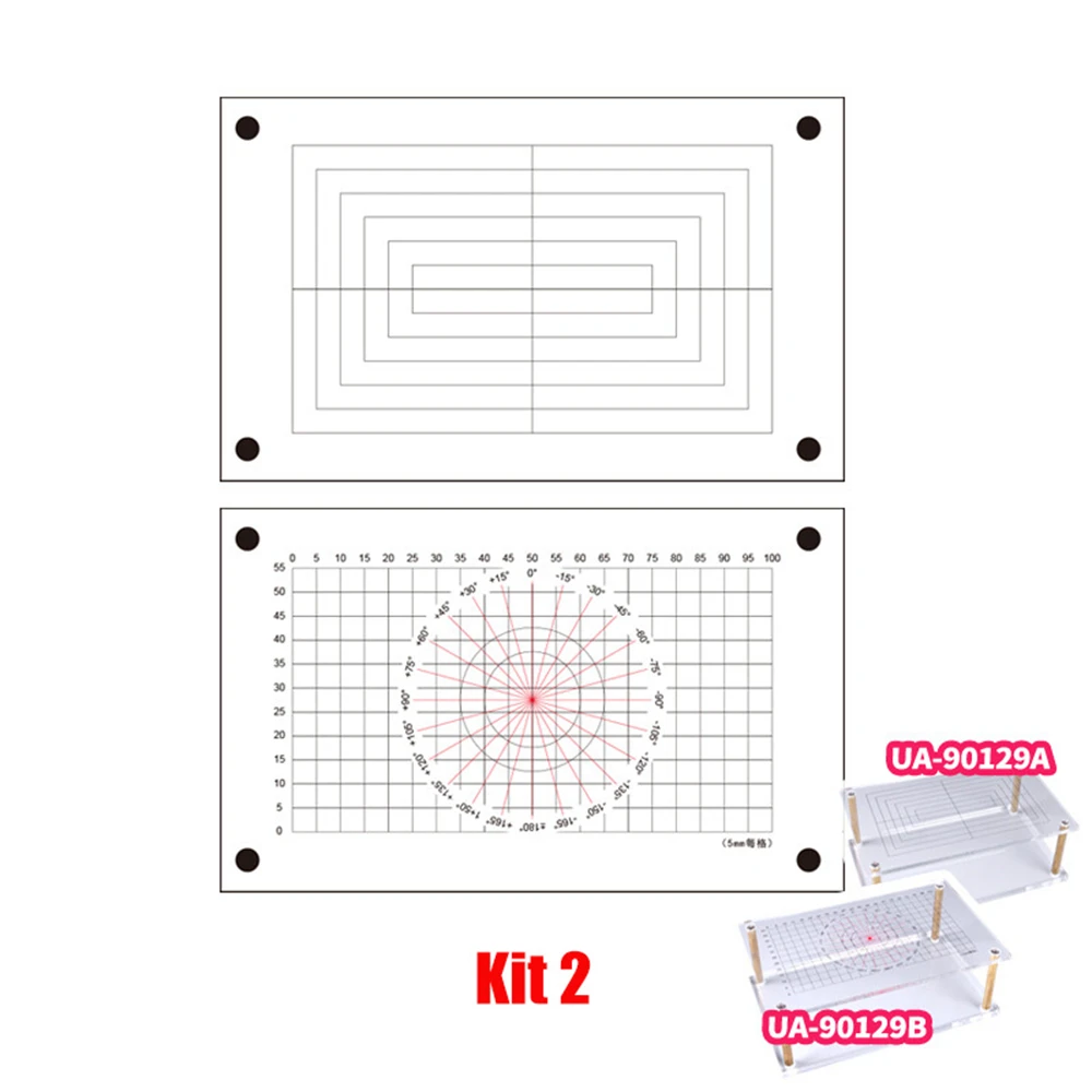 Adjustable Water Decals Locator For Apply Decals To Scale Model Craft Tools Position Retainer