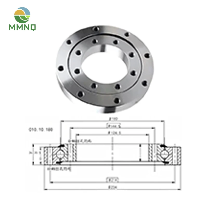 1PCS 010.10.120 Gearless Slewing Ring Bearing 80*160*27mm Rotary Turntable Bearing for Distributor & Crane Machinery