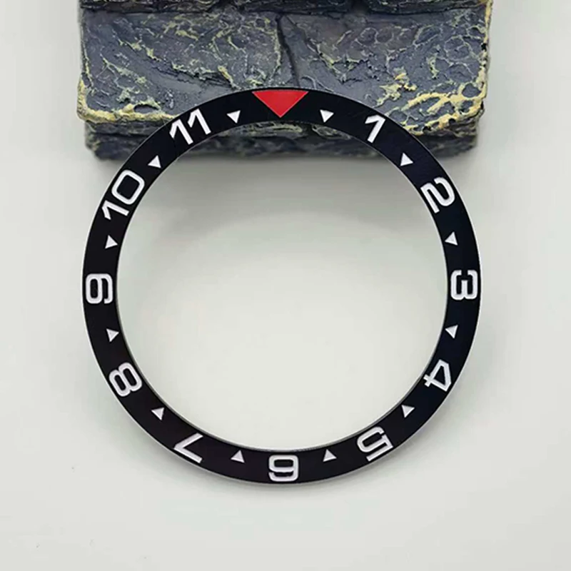 Плоский керамический ободок для часов Mod 38 мм × 31,5 мм, кольцо-вставка подходит для SKX007 SKX009 SRPD, корпус часов NH35 NH36, механизм, мужские детали для часов, ремонт