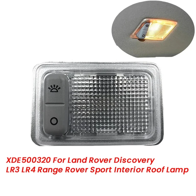 Car Reading Light Vanity Mirror Light XDE500320 For Land Rover Discovery LR3 LR4 Range Rover Sport Interior Roof Lamp