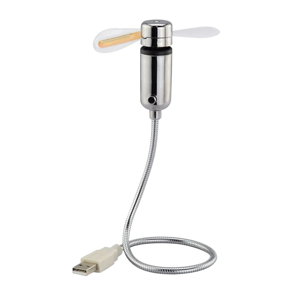 

Flexible Mini USB Powered Fan For PC Computer Laptop Tablet Flexible Gooseneck Air Blower Portable Flexible Desk Fan for Home Of