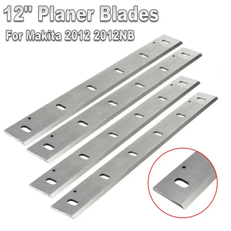 

305x32x3mm High Speed Steel Blade Planer Thicknesser Planer For 2012 2012NB Woodwork Parts2PCS 12" Planer Knife Blades