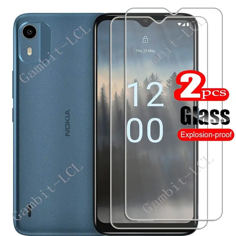 2PCS FOR Nokia C12 Plus  Tempered Glass Protective ON NokiaC12 C12Plus NokiaC12Pro C12Pro C 12 Screen Protector Film Cover