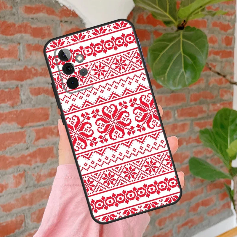 Belarus Flag Phone Case For Samsung Galaxy A54 A34 A14 A55 A35 A25 A15 A52 A32 A12 A51 A71 A13 A33 A53