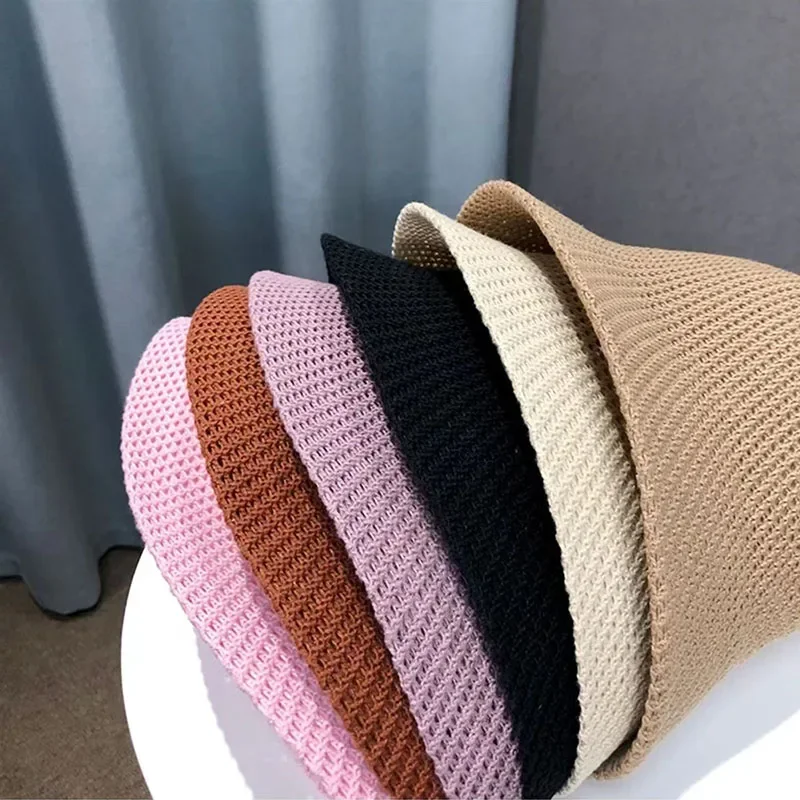 المرأة قبعة بحافة الصيف الجوف خارج رقيقة تنفس قبعة الشمس الإناث شاطئ بنما قبعة أضعاف في الهواء الطلق اليابانية Lesure Fishierman قبعة