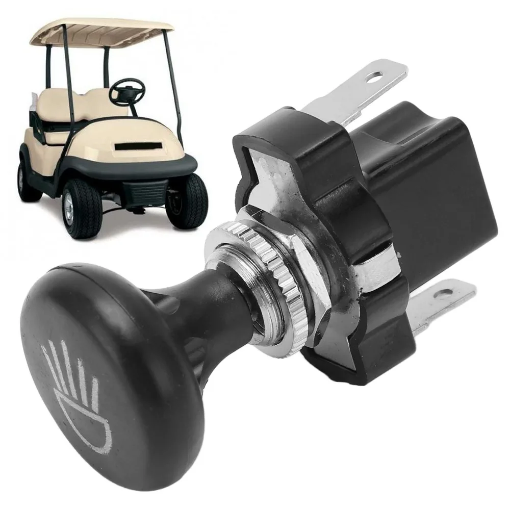 Universal 4034 Golf Cart Switch 12V Black Headlight Switch Push Pull Type Push Pull Switch for Club Car/EZGO Golf Cart