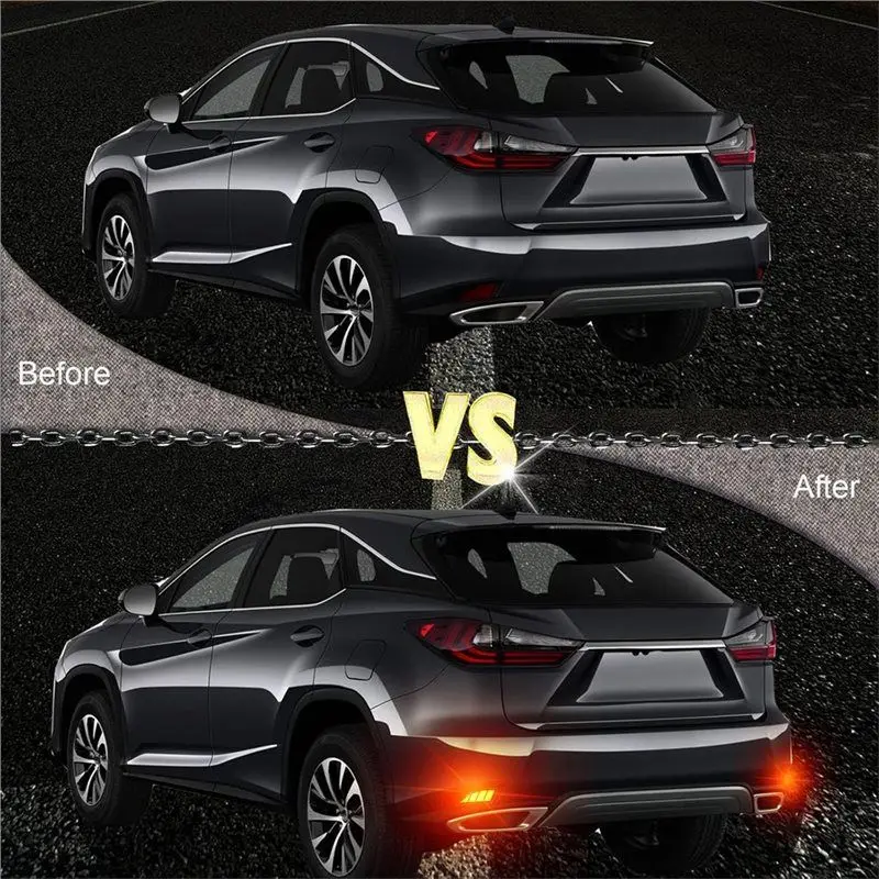Светодиодный последовательный указатель поворота, задний фонарь, отражатель заднего бампера для Lexus RX350 2020-2022, аксессуары
