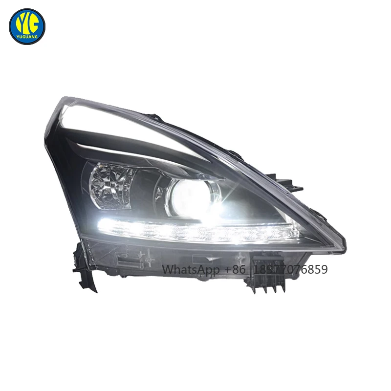 

Для Nissan Teana Altima J32 фары 2008 2009 2010 2011 2012 светодиодный передний фонарь в сборе, обновленная светодиодная фара DRL