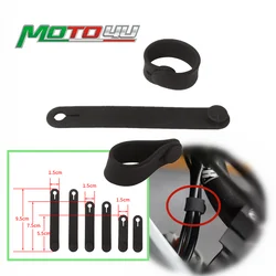 Universal Fixing Tension Strap Tie Up Silicone Bandage Motorcycle Accessories Oil Pipe/Tubing/Throttle/Brake Clutch Cable/Wire