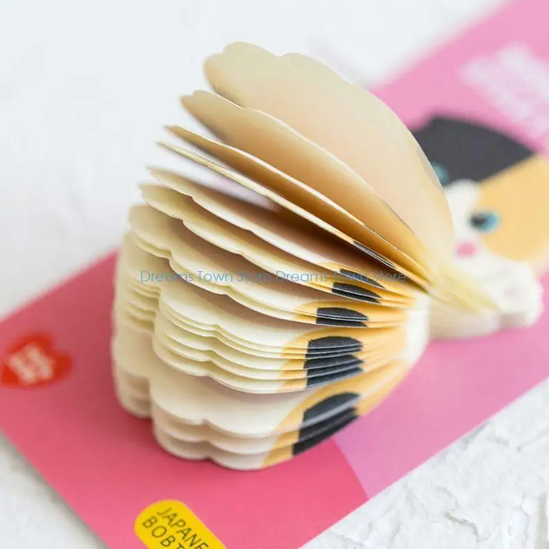 HX6A Cats Series Sticky Note Student Message Sticker N Times Memo Pad Scrapbooking School Label Stationery