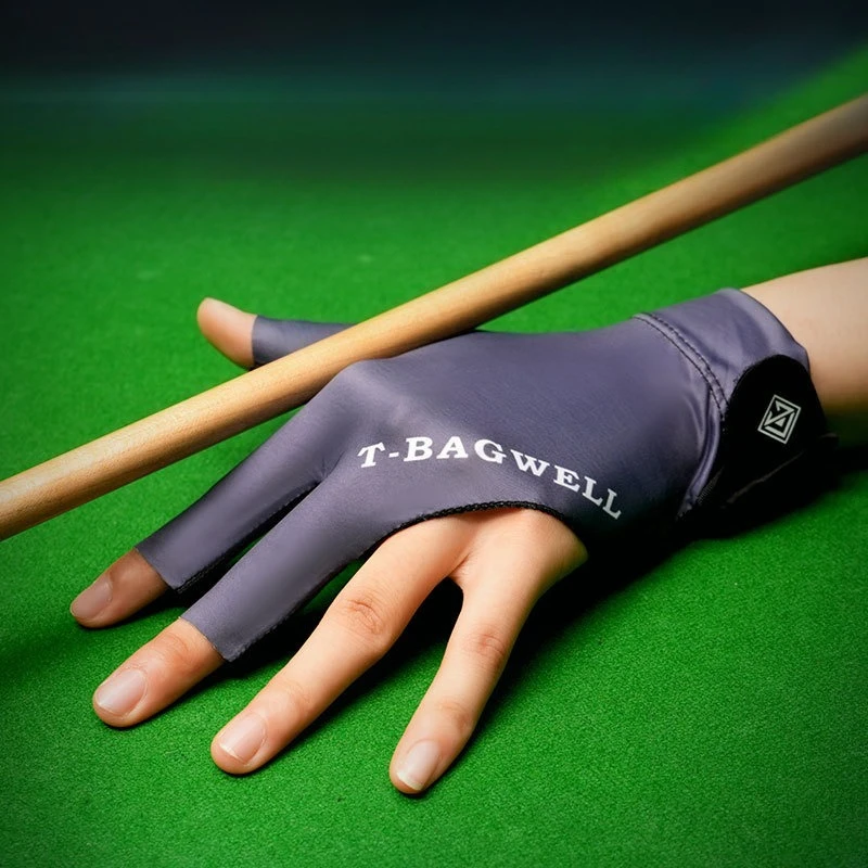 

Профессиональные перчатки для снукера для мужчин и женщин, дышащие и противоскользящие перчатки из ледяного шелка с тремя пальцами для левой руки, одиночные перчатки для настольного тенниса