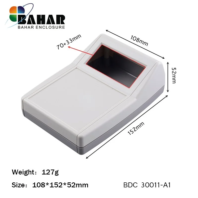 Bahar Desk-Top Enclosure ABS Plastic Housing Wire Junction Box Instrument Case Model BDC 30011