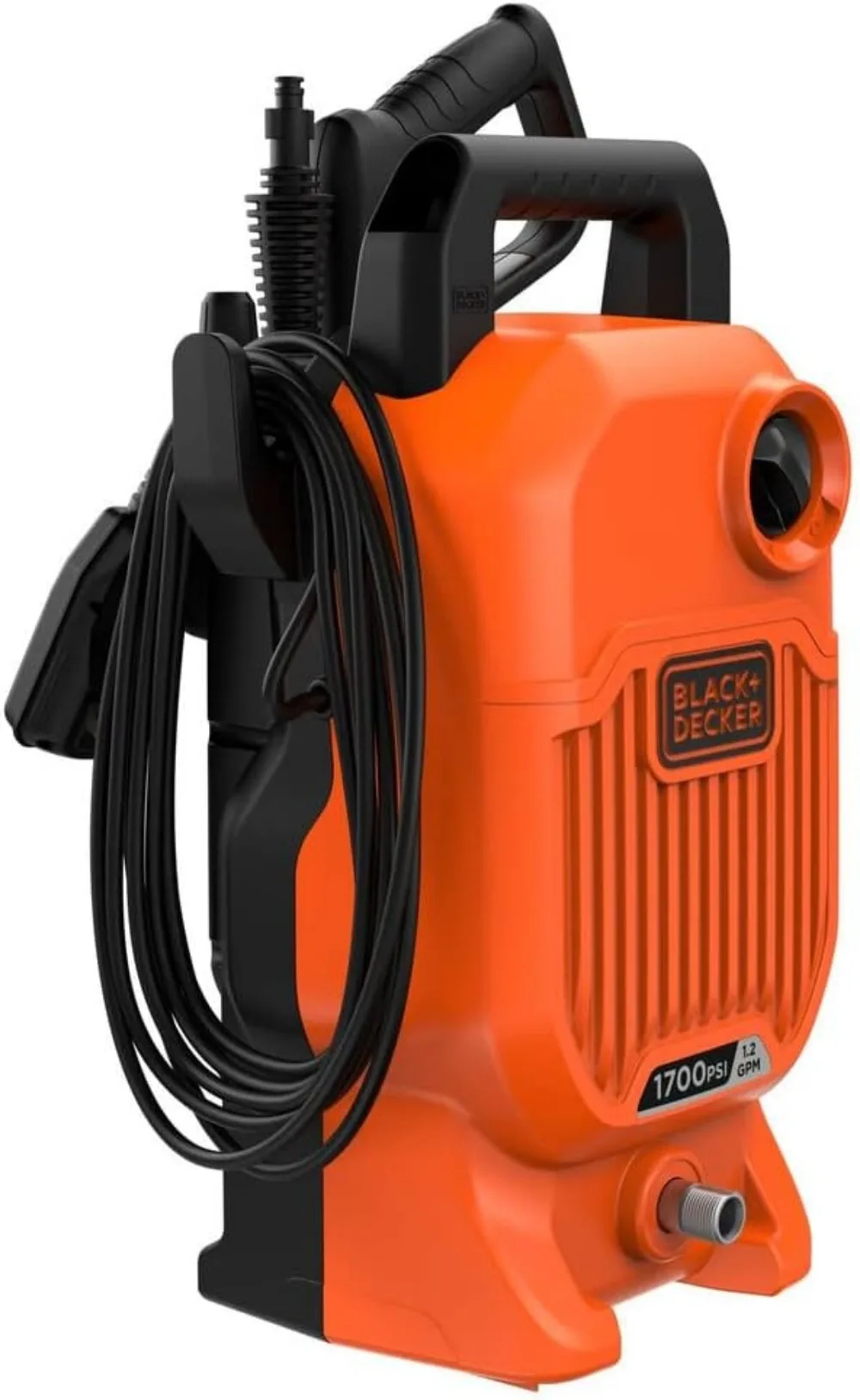 Electric Pressure Washer, Cold Water, 1700 PSI, 1.2 GPM for Outdoor Cleaning Tasks